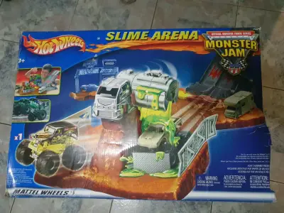Pista Hot Wheels Slime Arena Monster Jam - miniatura 1