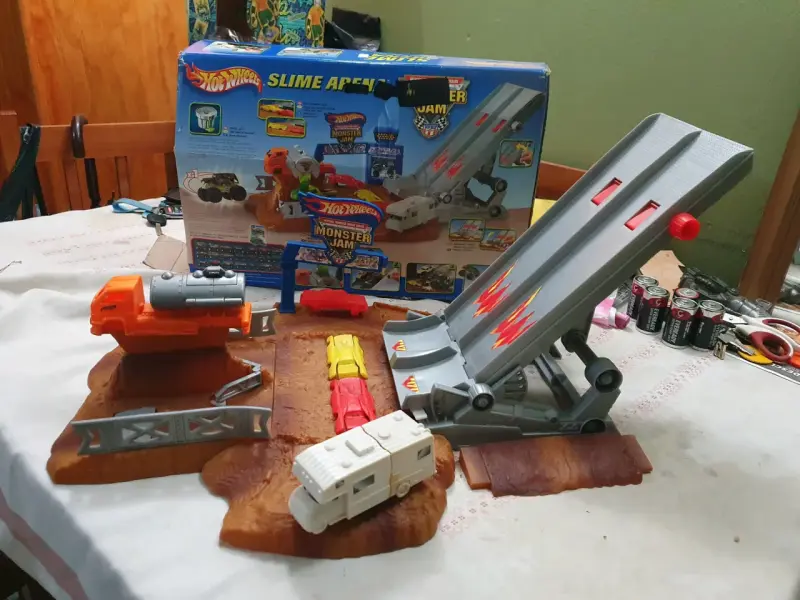 Pista Hot Wheels Slime Arena Monster Jam - 3