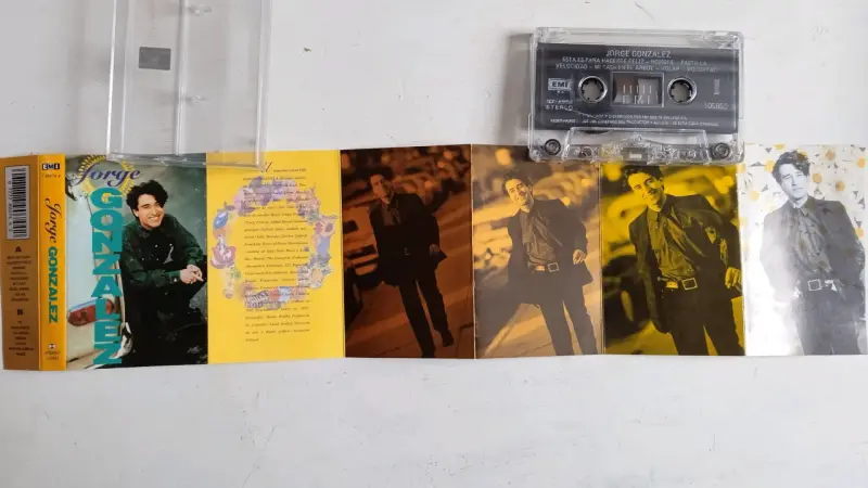 Cassette Jorge González - Álbum Solista 1993 - 2