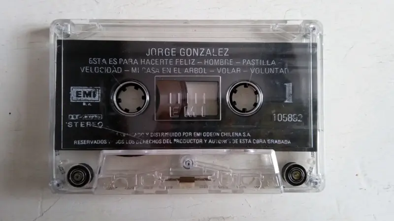 Cassette Jorge González - Álbum Solista 1993 - 5