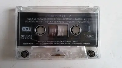 Cassette Jorge González - Álbum Solista 1993 - miniatura 5