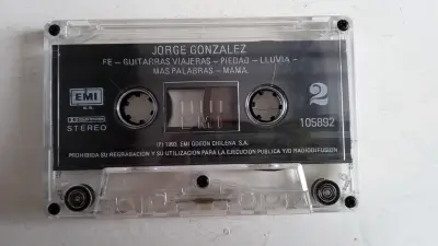 Cassette Jorge González - Álbum Solista 1993 - miniatura 6