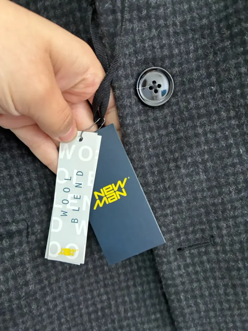 Blazer de lana para hombre New Man gris - 2