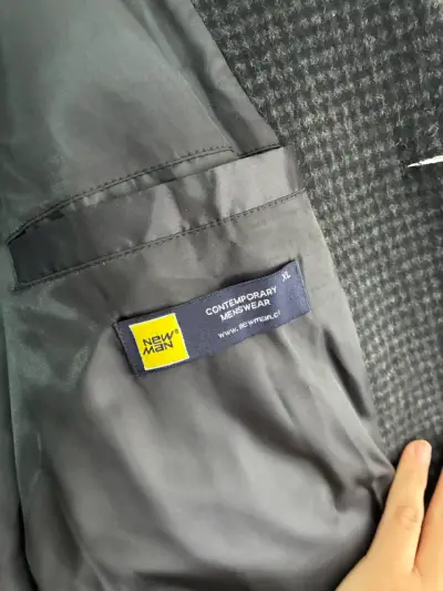 Blazer de lana para hombre New Man gris - miniatura 3