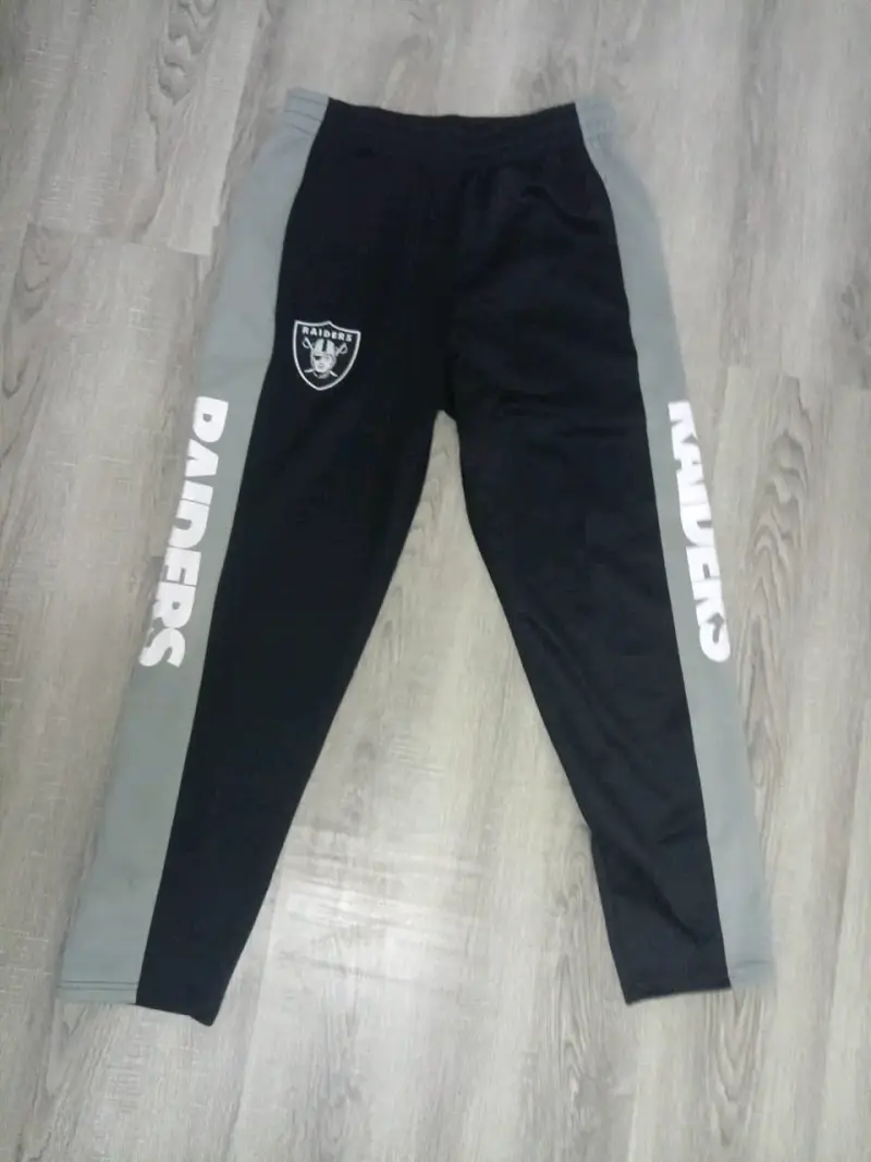 Conjunto deportivo Raiders NFL negro y gris - 2