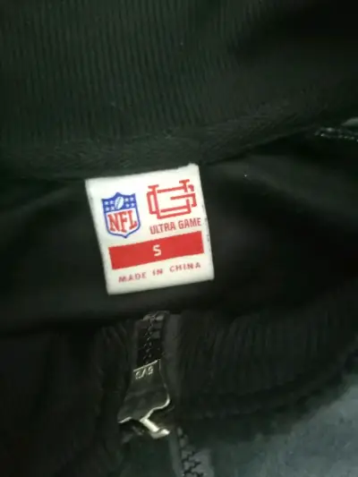 Conjunto deportivo Raiders NFL negro y gris - miniatura 4