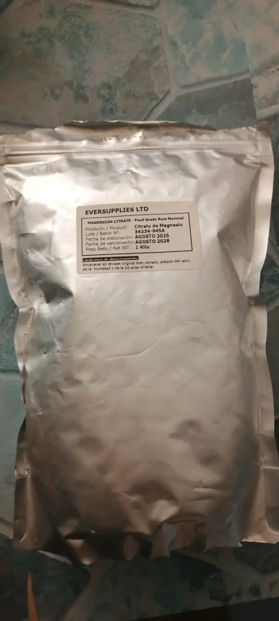 Citrato de Magnesio Eversupplies 1 Kg - 1