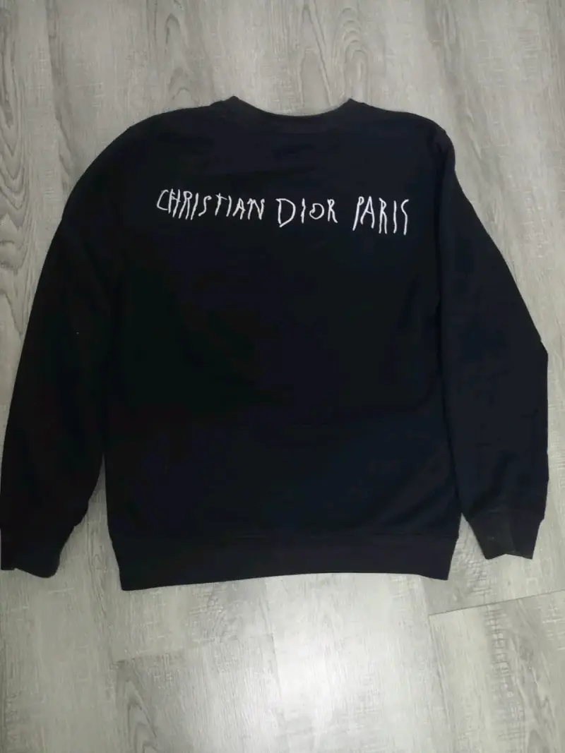 Polerón negro Dior con logo bordado - 2