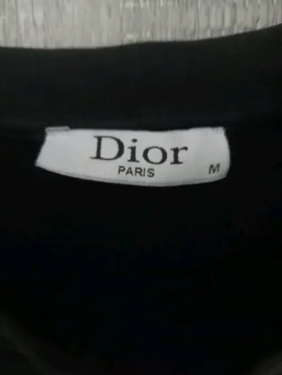 Polerón negro Dior con logo bordado - miniatura 3