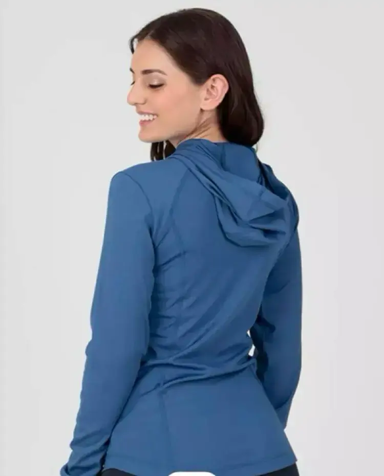 Chaqueta deportiva azul con capucha Ellesse - 3