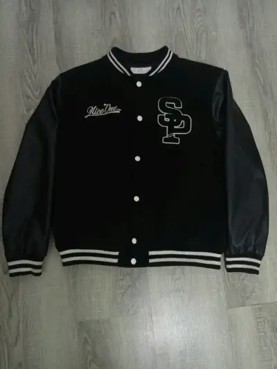 Chaqueta varsity negra H&M para niño - miniatura 1