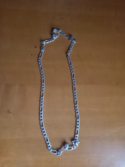 Cadena de plata estilo Figaro - miniatura 3