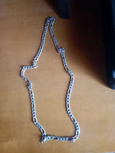 Cadena de plata estilo Figaro - miniatura 4