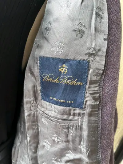 Blazer de Lana Morado Brooks Brothers para Mujer - miniatura 1