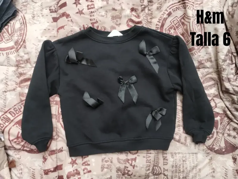 Polerones y poleras para niña talla 6 - 2