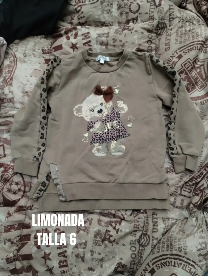 Polerones y poleras para niña talla 6 - 3