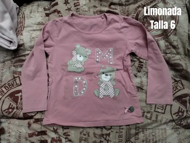 Polerones y poleras para niña talla 6 - 4