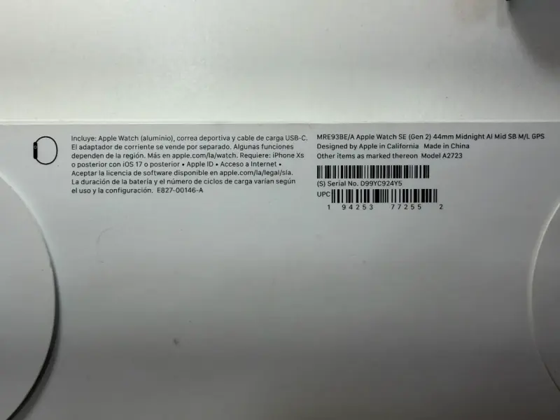 Apple Watch SE 44mm con Correa Deportiva - 3