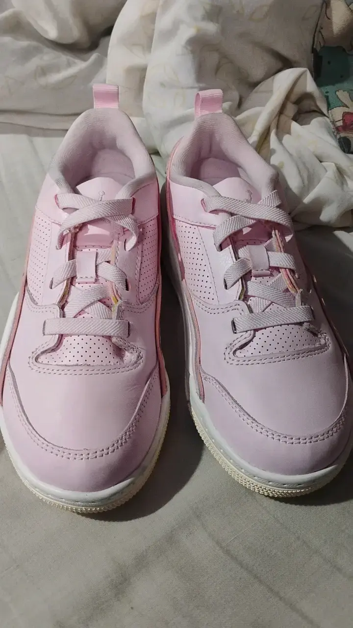 Zapatillas deportivas rosadas para mujer - 1
