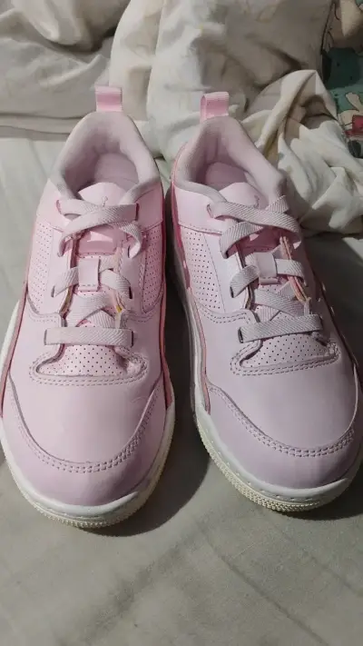 Zapatillas deportivas rosadas para mujer - miniatura 1