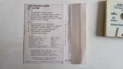 Cassette Juan Antonio Labra - Soy Latino 1989 - miniatura 2