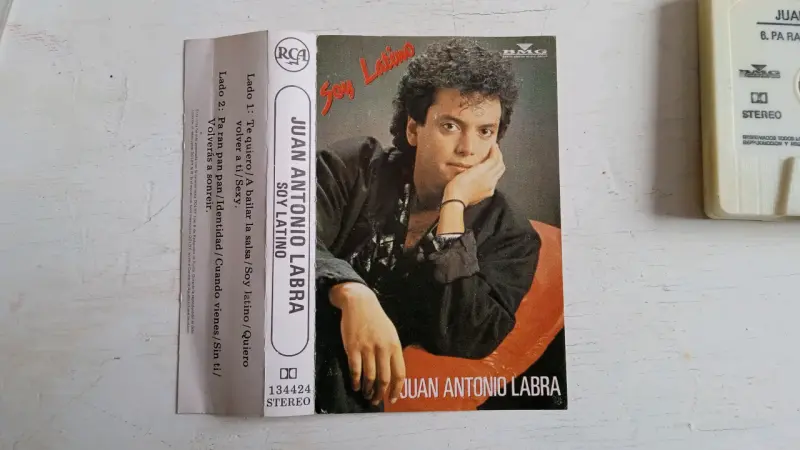 Cassette Juan Antonio Labra - Soy Latino 1989 - 3