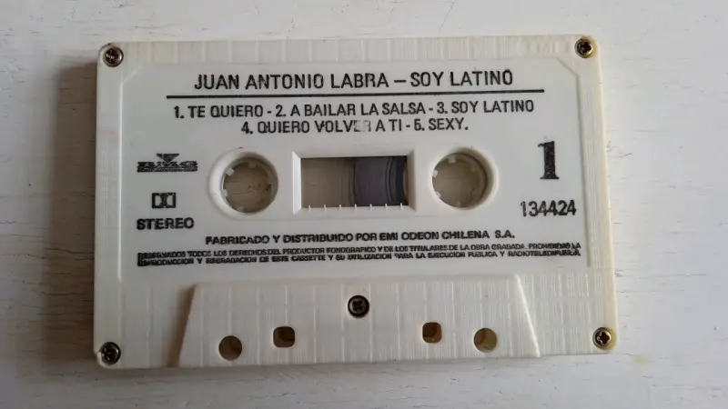Cassette Juan Antonio Labra - Soy Latino 1989 - 5