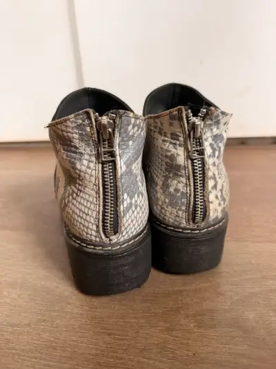 Botines de cuero negro Luau Shoes talla 40 - miniatura 3