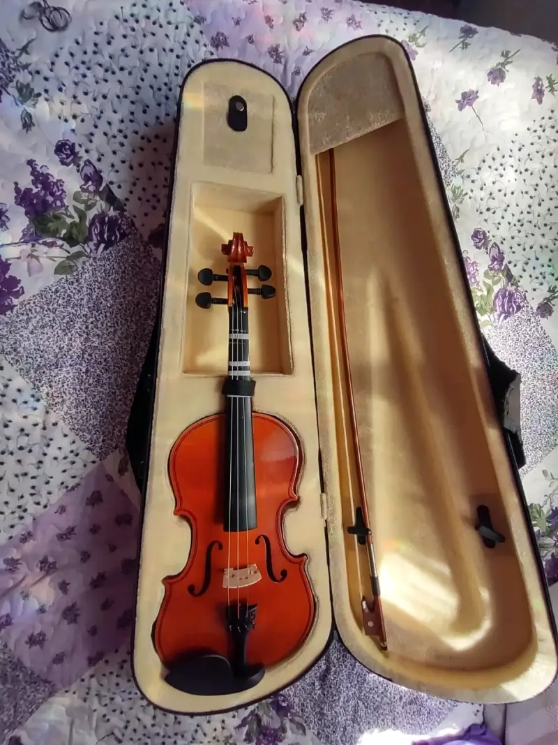 Violín 3/4 con estuche y arco para principiantes - 3