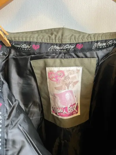 Pantalones de snowboard Maui Girl verde oliva 14 - miniatura 2
