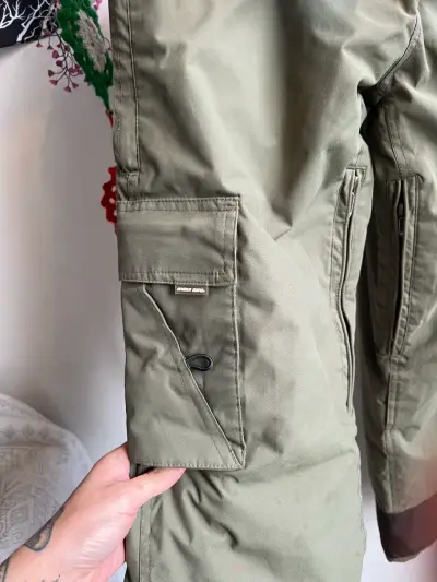 Pantalones de snowboard Maui Girl verde oliva 14 - miniatura 3