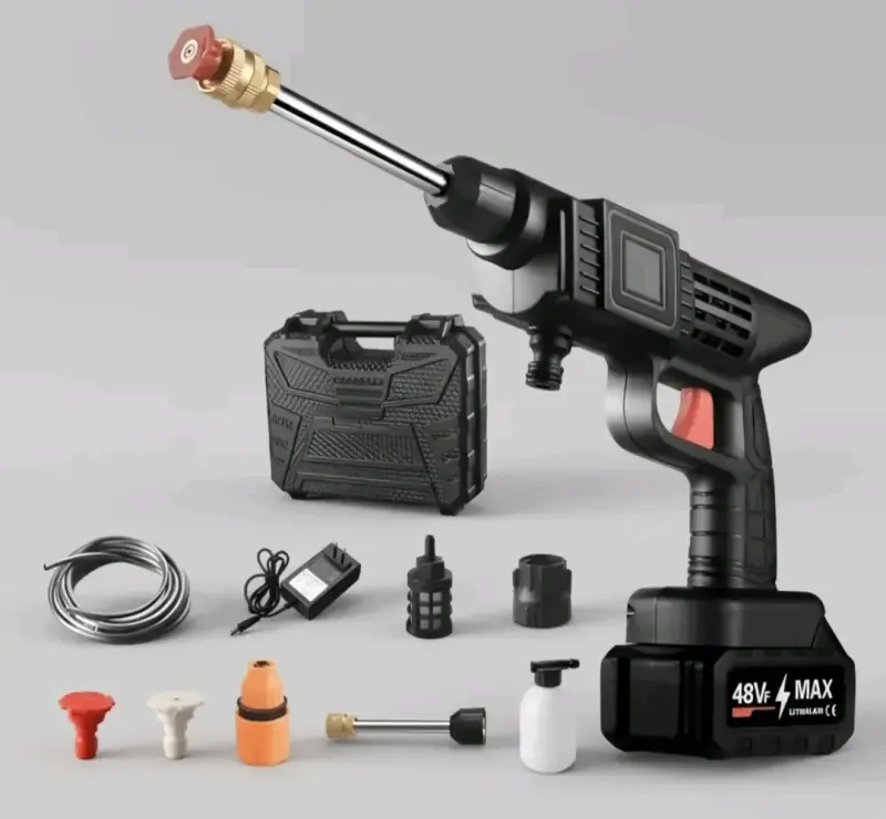 Hidrolavadora portátil 48V con accesorios - 1