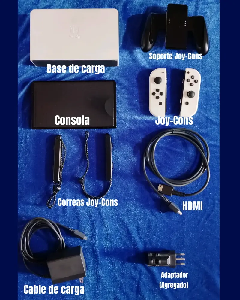 Nintendo Switch OLED con accesorios completos - 2