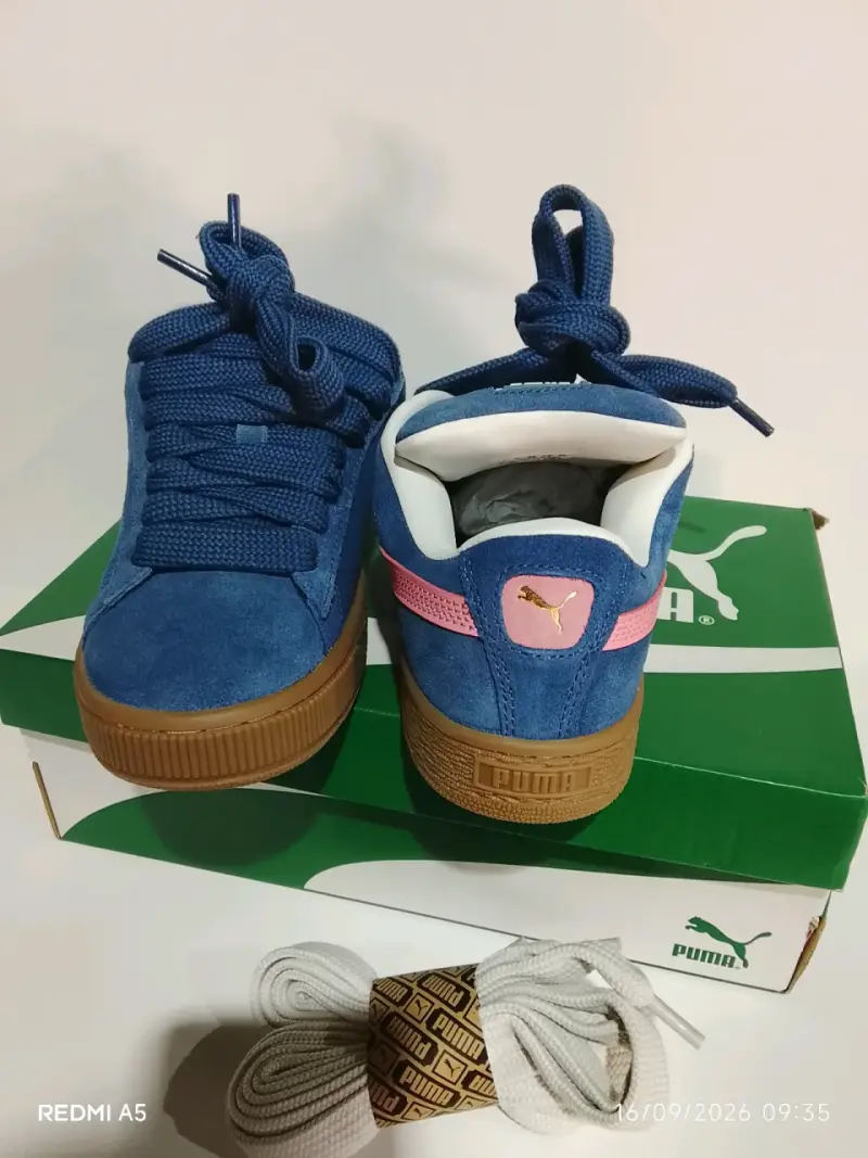 Zapatillas Puma Suede XL Azul Mujer - 1