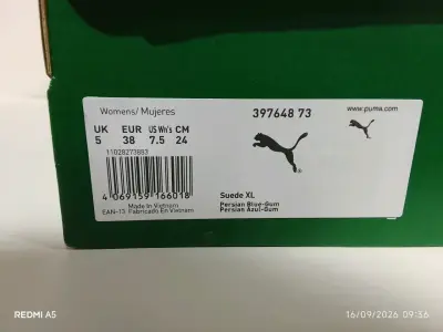 Zapatillas Puma Suede XL Azul Mujer - miniatura 2