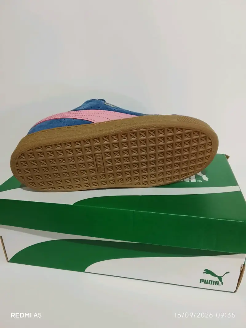 Zapatillas Puma Suede XL Azul Mujer - 5
