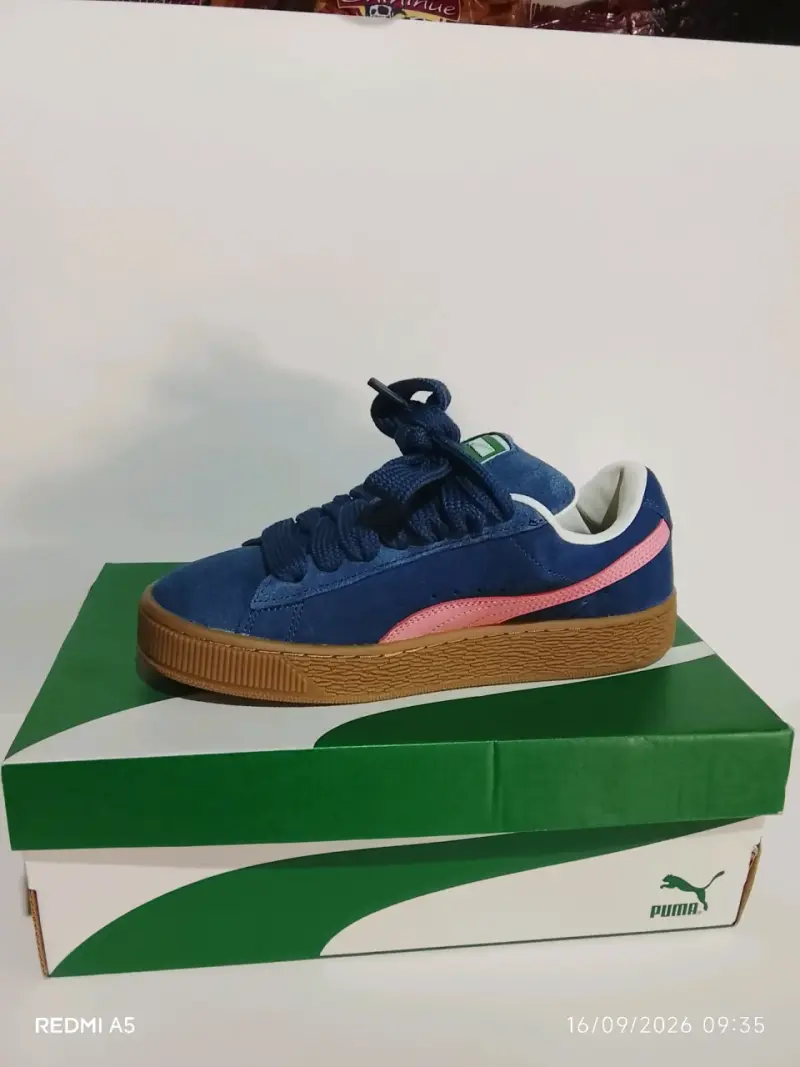 Zapatillas Puma Suede XL Azul Mujer - 6