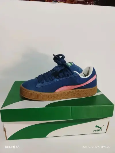 Zapatillas Puma Suede XL Azul Mujer - miniatura 6