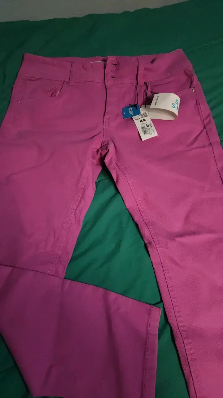 Pantalones fucsia para mujer talla 44