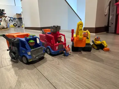 Set de vehículos de construcción para niños - miniatura 1
