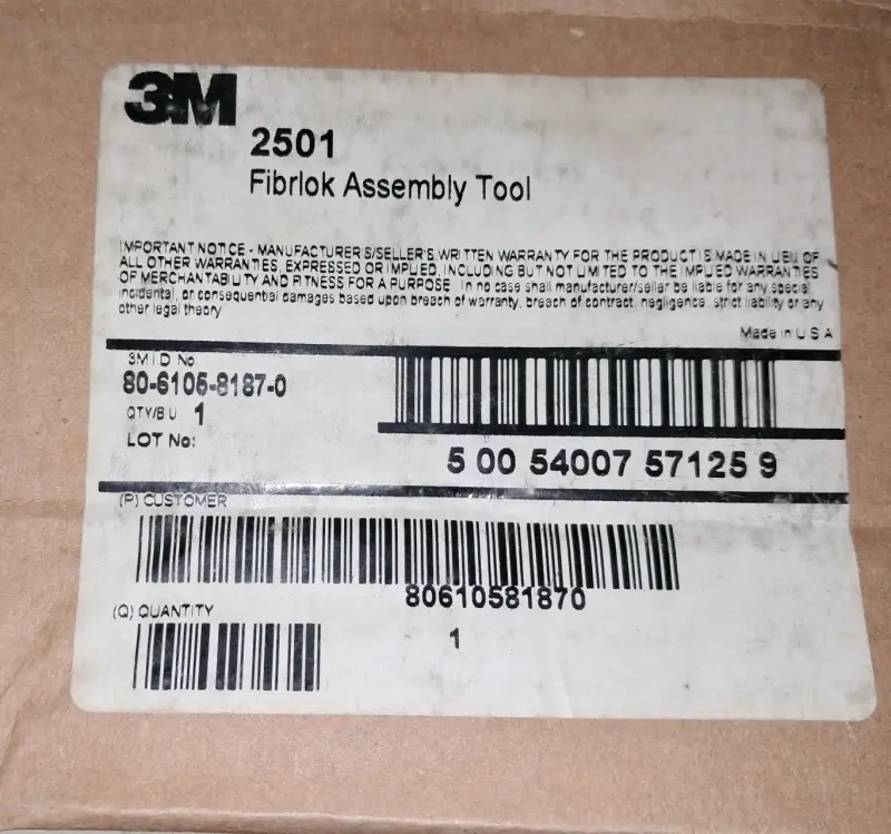 Herramienta de Ensamblaje 3M Fibrlok 2501 - 3