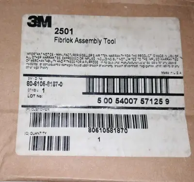 Herramienta de Ensamblaje 3M Fibrlok 2501 - miniatura 3