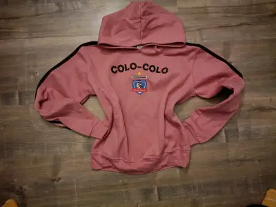 Polerón rosado Colo-Colo con capucha - miniatura 5