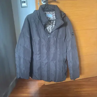 Parka  de pluma Calvin Klein  color chocolate - miniatura 1