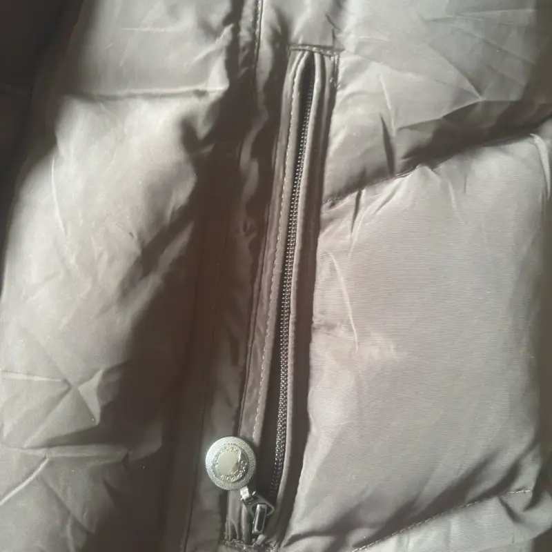 Parka  de pluma Calvin Klein  color chocolate - 4