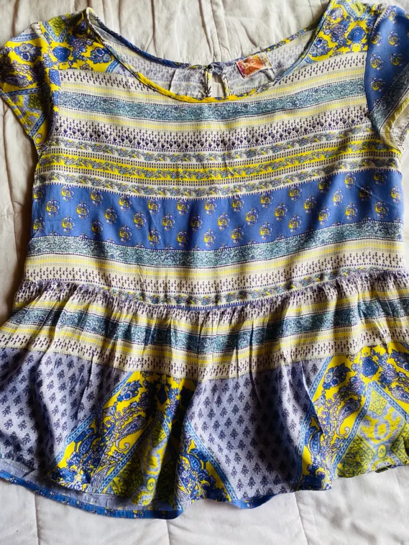 Blusa estampada multicolor para mujer - 2