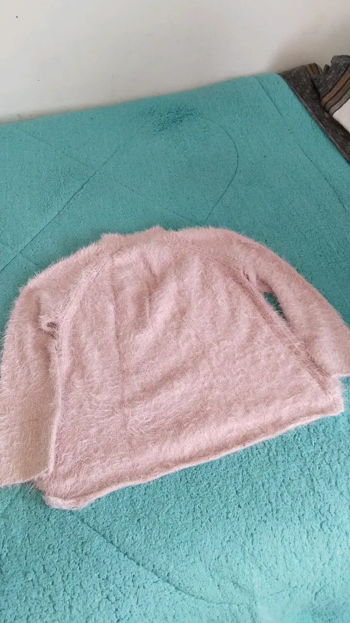 Suéter de lana rosa para niña Zara - 2