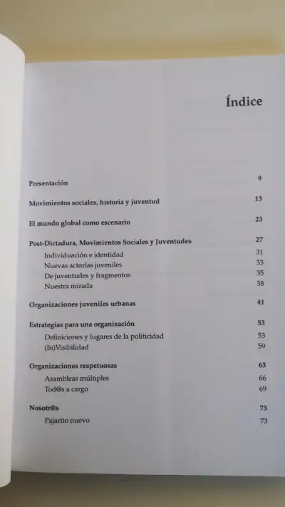 Libro Organizaciones Juveniles en Santiago de Chile - miniatura 3