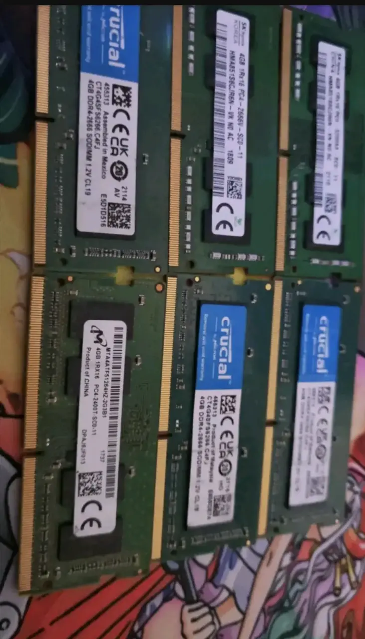 Memorias RAM DDR4 4GB - 2