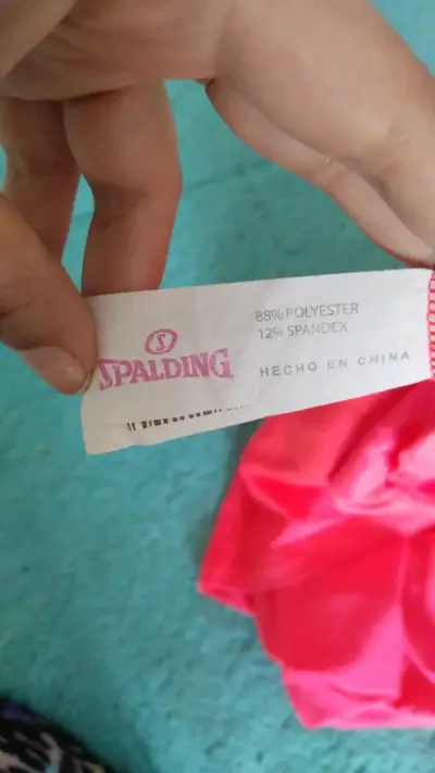 Polera deportiva rosa Spalding para mujer - miniatura 3